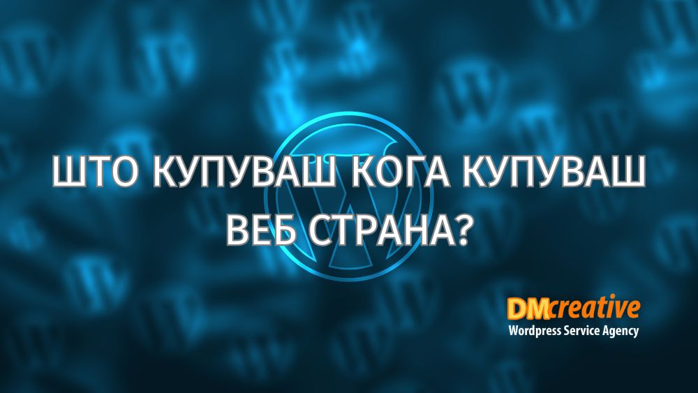 Што купуваш кога купуваш веб страна?